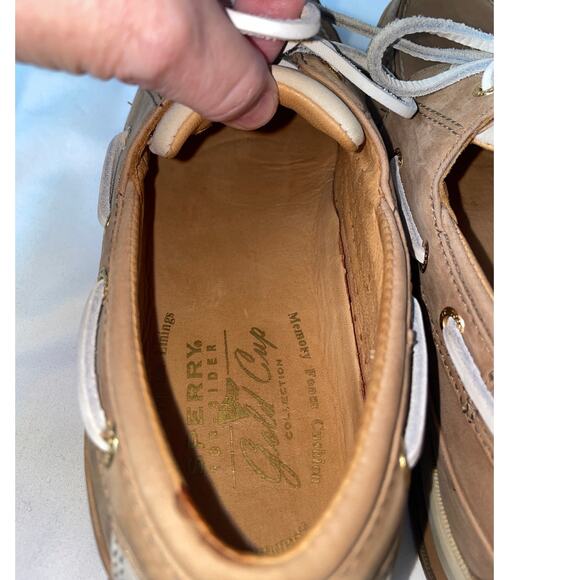 Sperry Top-Sider Gold Cup Collection Leather Boat Shoes - Men\'s Size 9 M main image 9